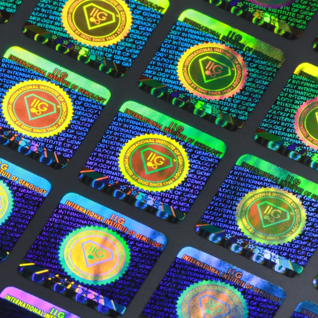 Security Hologram Sticker for Product Authentication- Matrixhologram
