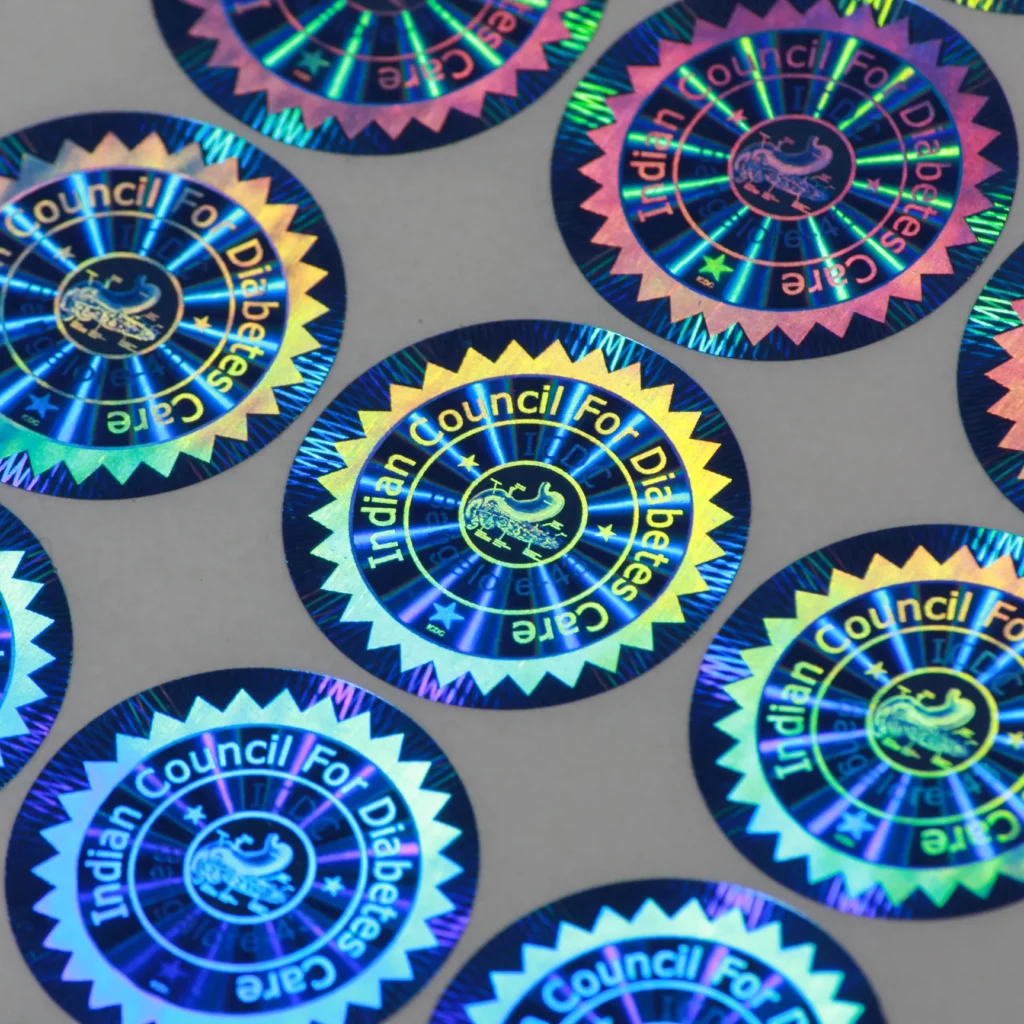 QR Code Hologram Stickers used in smart packaging and IoT security- Matrixhologram