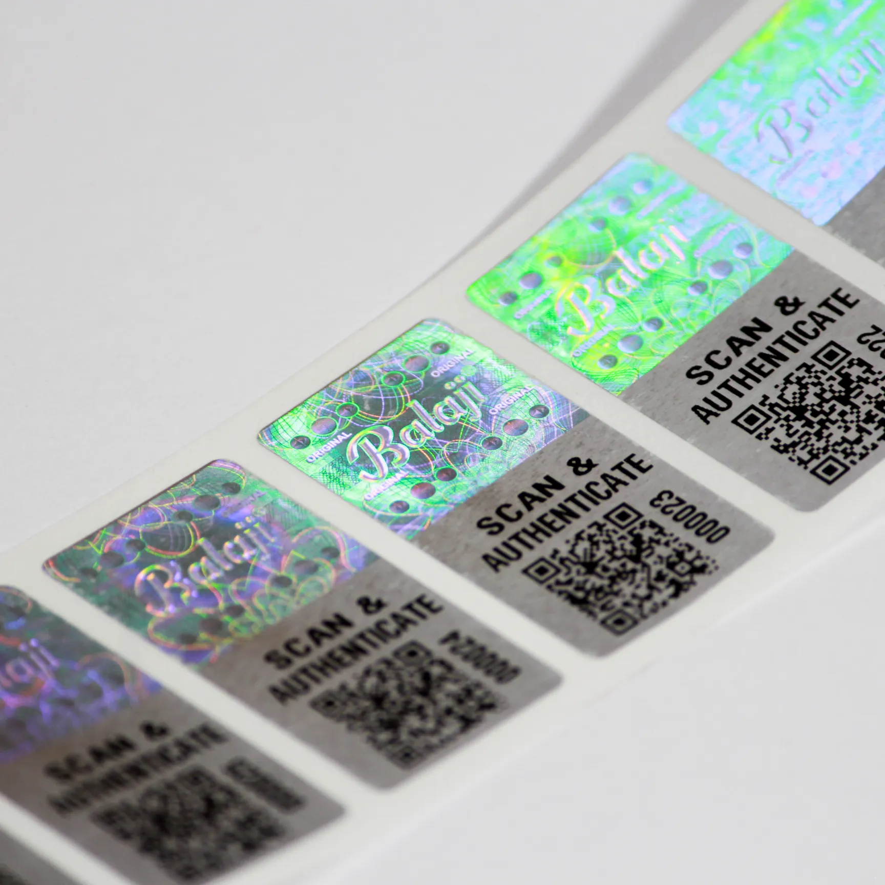 Most trusted Barcode Hologram Sticker - Matrix Hologram