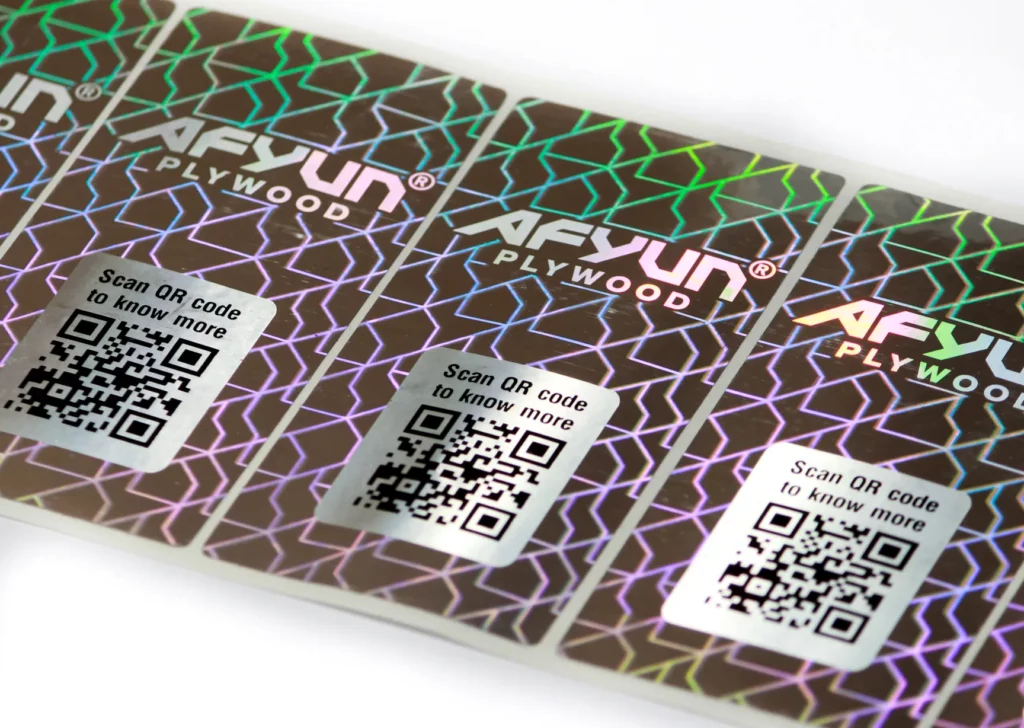 QR code hologram sticker - matrixhologram. Hologram Stickers